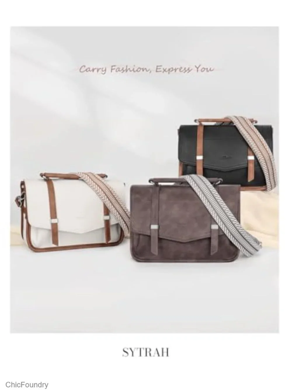 Women's Crossbody Bag Soft Faux Leather Shoulder Handbag Purse